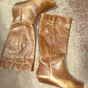 Steve Madden Soft Butter Leather Tan Boots